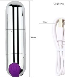 Waterproof USB rechargeable 10 speed Mini Bullet Vibrator