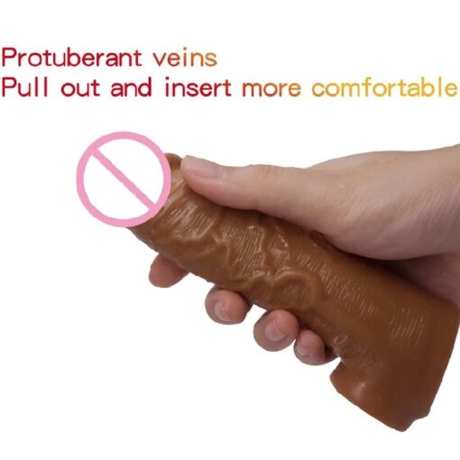 Chocolate Penis Extender Silicone Penis Sleeve