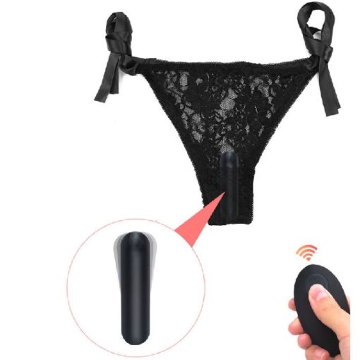 Sexy Lace USB Rechargeable Panty Vibrator Wireless Remote Control