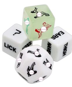 4 pack Acrylic Sex Dice Adult Games