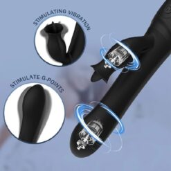 Eros Orgasmic 360 Rotating Rabbit Vibrator with tongue clit stimulation