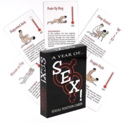 A Year of Sex Positions Cards Adult Games