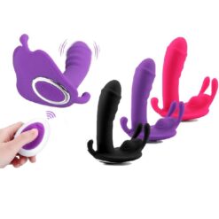 Butterfly Panty Wearable Remote Vibrator G-Spot Plug 4 Butterfly panty wearable remote vibrator g-spot plug