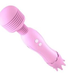 12 Frequency Perfect size Dual Wand Tongue Licking Sucking Vibrator