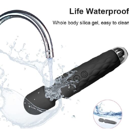 20 Mode Waterproof USB Clit Massager Wand Vibrator