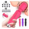 20 Mode Wand Vibrator Waterproof USB Clit Massager