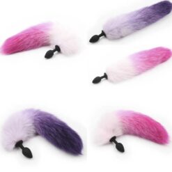 Eros Fox Tail Anal Plug Silicone Butt Plug