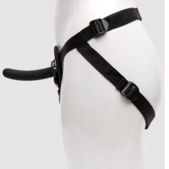 Slim Black Strap-on Curved Dildo Pegging Dildo