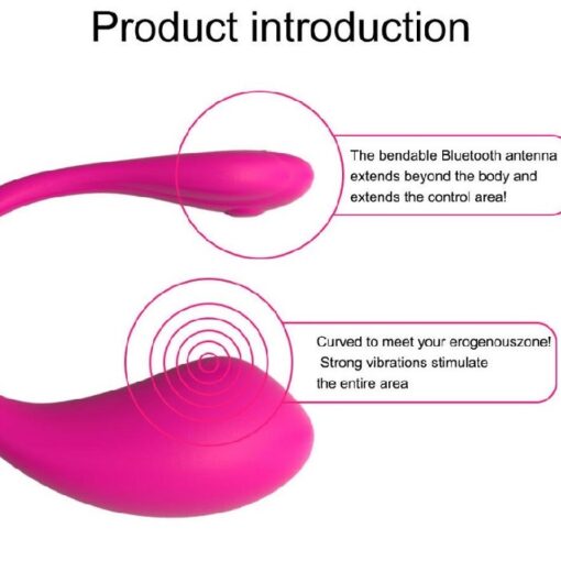 Eros App Remote Control U shape Wearable Vibrator Lush