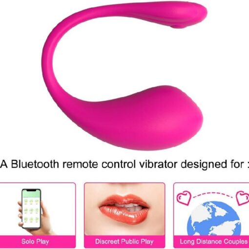 Eros App Remote Control U shape Wearable Vibrator Lush