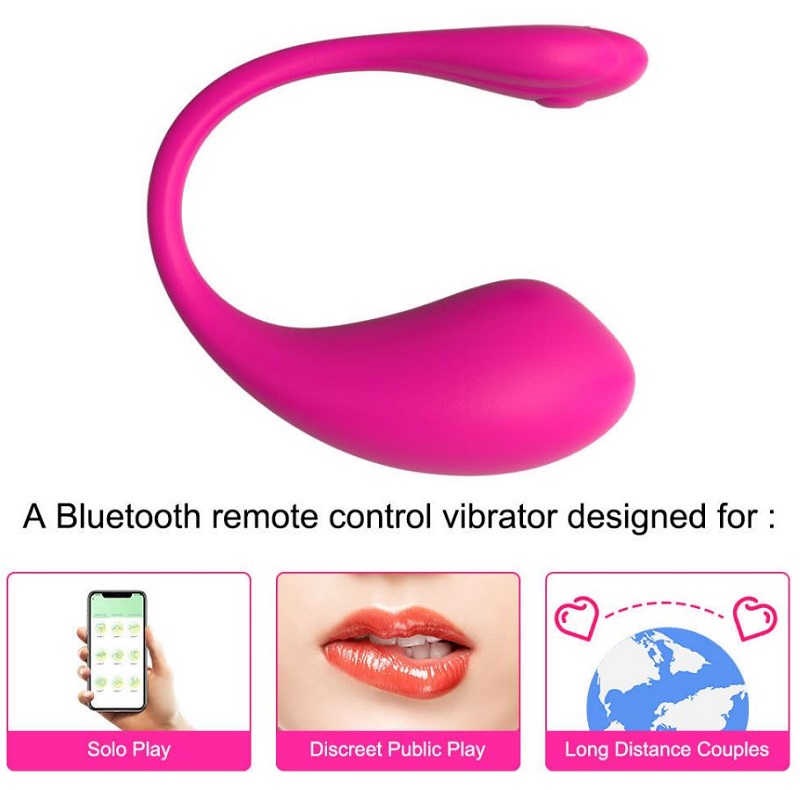 Generic App remote control U shape wearable vubrator lush 