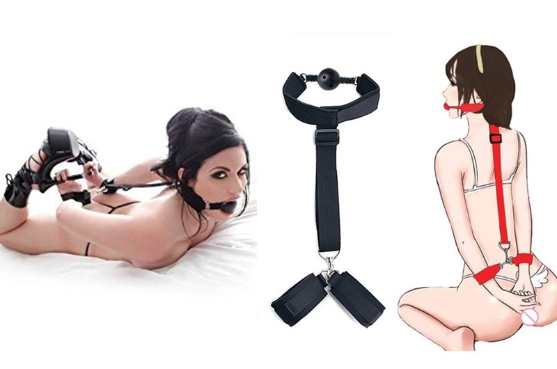 Dominance Ball Gag & Wrist Restraints Kit 11 Dominance Ball Gag & Wrist Restraints Kit