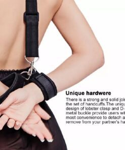 BDSM Ball Mouth Gag with Cuffs Restraints