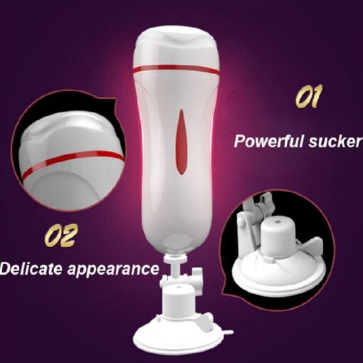 Hands Free Vibrating Fleshlight Male Masturbation Cup