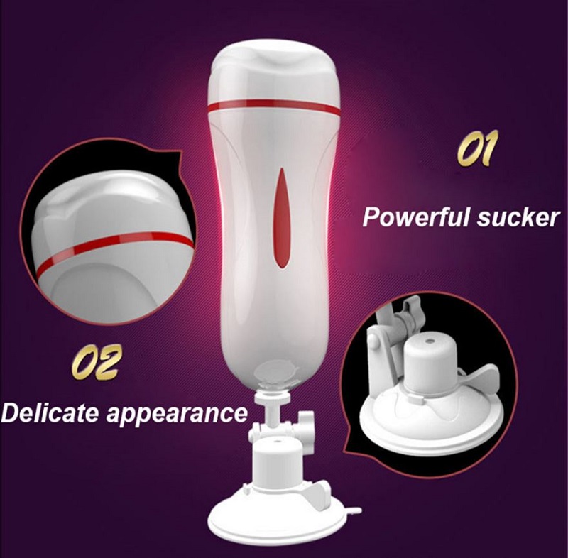 Hand free vibrating fleshlight male masturbation cup 