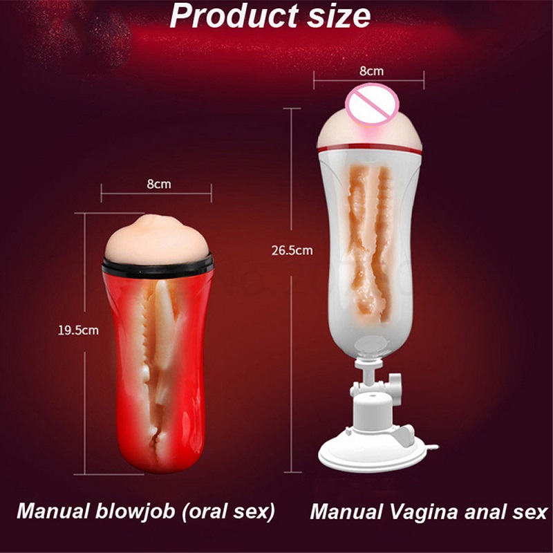 Hand free vibrating fleshlight male masturbation cup 