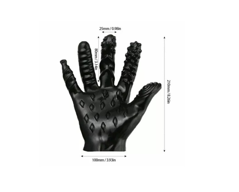 Sensation Play Ribbed Glove 10 Sensation Play Ribbed Glove