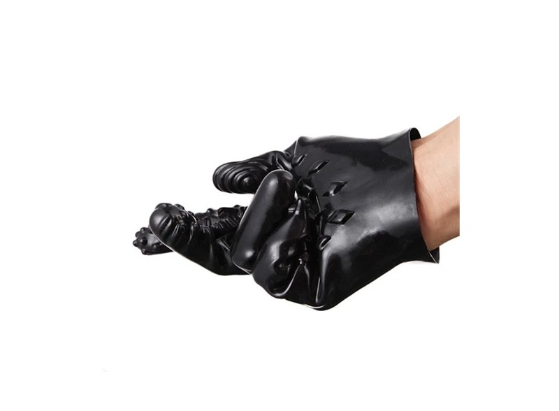 Sensation Play Ribbed Glove 12 Sensation Play Ribbed Glove