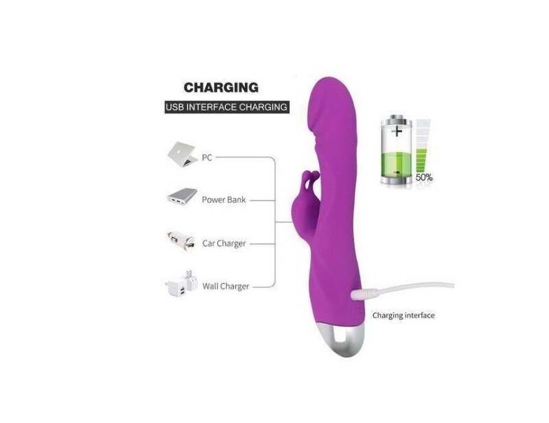 Eros 10 Frequency USB Heated Rabbit Vibrator 10 Eros 10 Frequency USB Heated Rabbit Vibrator