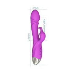 Eros 10 Frequency USB Heated Rabbit Vibrator 1 Eros 10 Frequency USB Heated Rabbit Vibrator