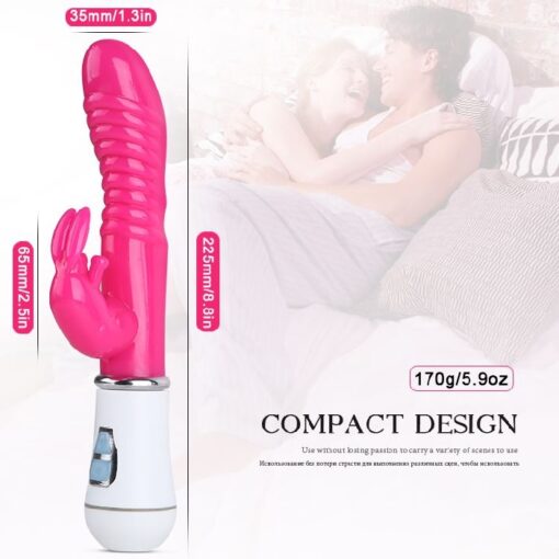 Eros USB Rechargeable 10 Speed Powerful Rabbit Vibrator