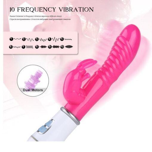 Eros USB Rechargeable 10 Speed Powerful Rabbit Vibrator