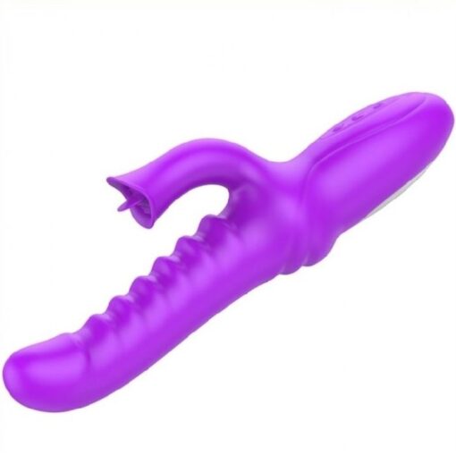 Eros Hot Thrusting Rabbit Vibrator Tongue Licking