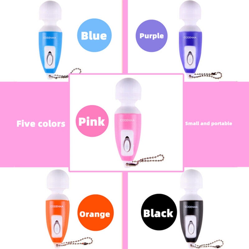 Pocket mini wand vibrator 