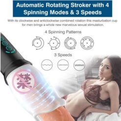 360 Rotating Electric Male Aircraft Masturbation Cup 4 360 Rotating Electric Male Aircraft Masturbation Cup