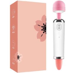 12 Frequency Heated Magic Tongue Vibrator Suction