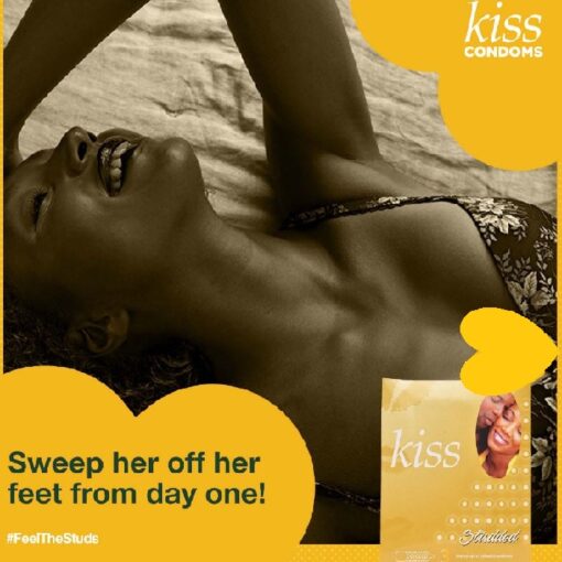 Kiss Condoms 1 pack(3 pieces) STUDDED