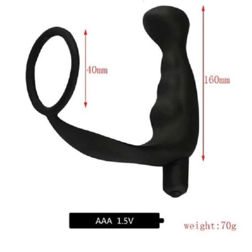 Penis Ring Prostate Massager Anal Vibrator