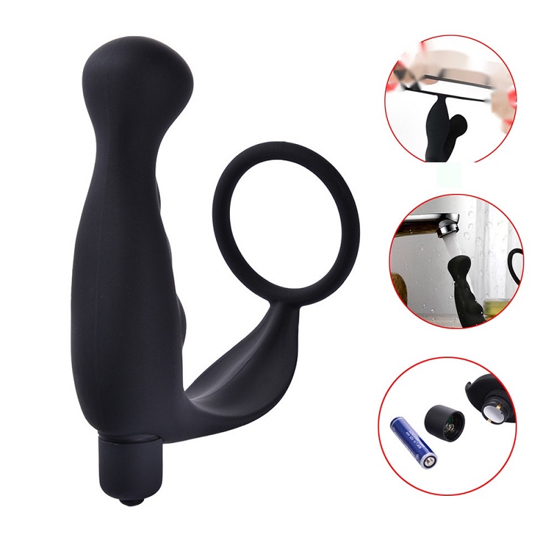 penis ring prostate massager anal vibrator 