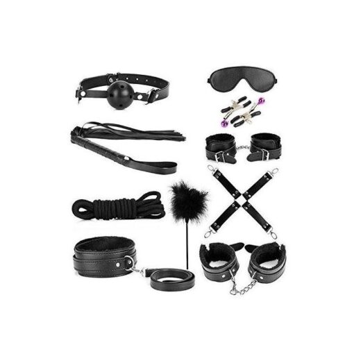 Eros 10pc bondage set BDSM kit