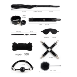 Eros 10pc bondage set BDSM kit