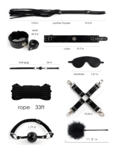 Eros 10pc bondage set BDSM kit 5 Eros 10pc bondage set BDSM kit