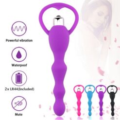 10 speed anal and pussy vibration beads waterproof sex toy