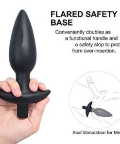 10 Speed Smooth Silicone Vibrating Butt Plug Anal Toys