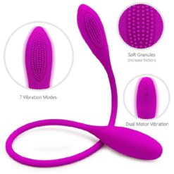 Pretty Love Double-Ended Vibrator Clitoris G-spot Vibrator