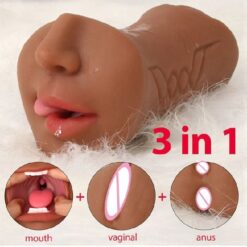 3 in 1 male masturbation toy