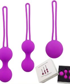3Pcs silicone kegel balls vagina tightening exercise