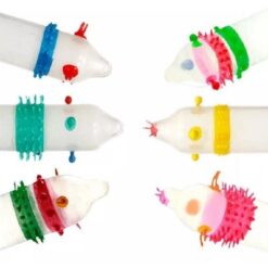 3pcs extra sensation soft spiked condom penis sleeve
