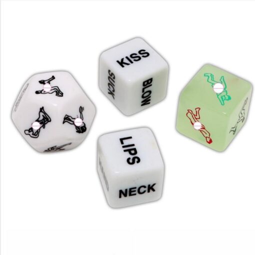 4 pieces sex dice