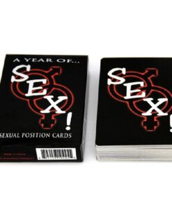A year of sex positions cards adult games