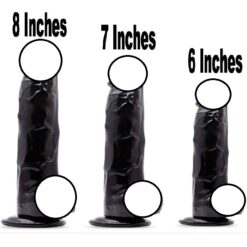 Black dong jelly dildo realistic penis