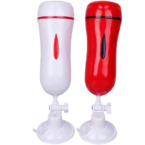 Hand free vibrating fleshlight male masturbation cup