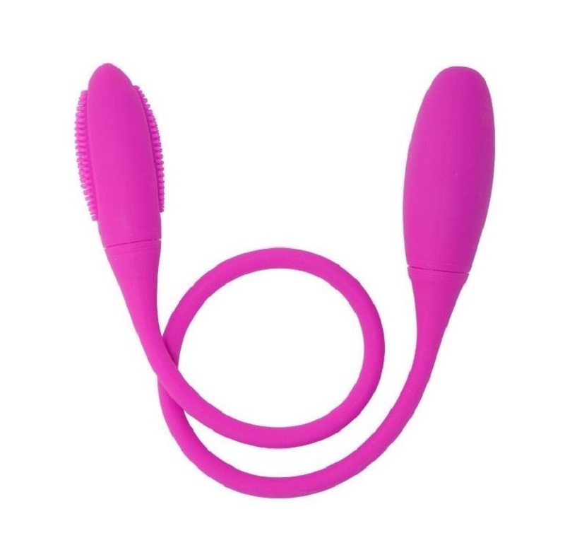 Pretty love double ended vibrator clitoris gspot stlimulator 