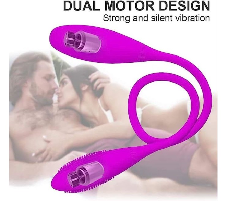 Pretty love double ended vibrator clitoris gspot stlimulator 