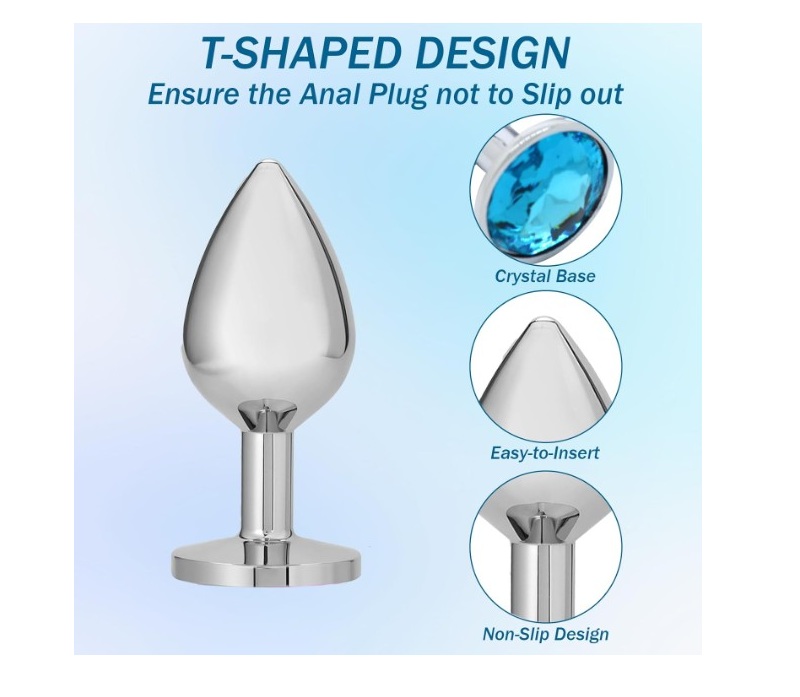3Pcs Set Stainless Steel Butt Plugs Anal Toys 11 3Pcs Set Stainless Steel Butt Plugs Anal Toys