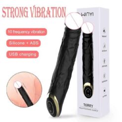 Terry rechargeable dildo vibrator